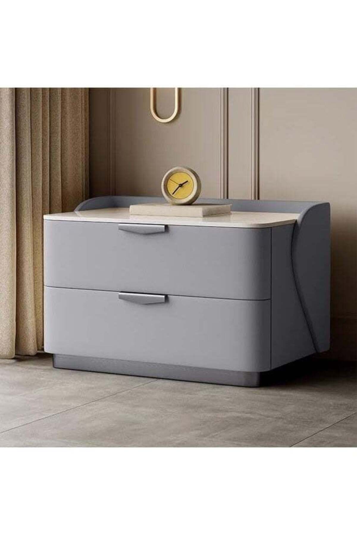 Modern Bedside Table Luxury Nightstands Multifunction Nightstand For Bedroom