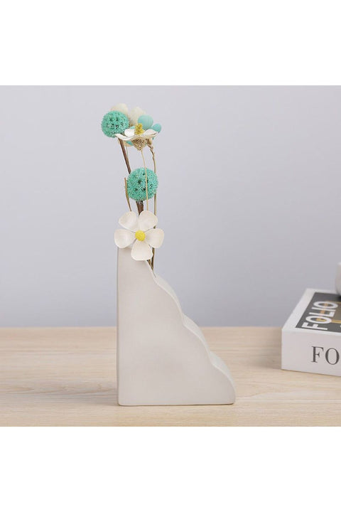 BLISS VIE NORDIC CERAMIC VASES-SLANTED