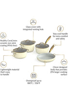 Aura Nonstick Ceramic Cookware Set 7 Piece