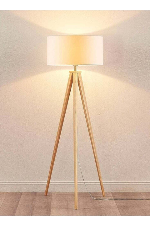 Floor Lamp with Tripod, Mid Century Modern Floor Lamp for Contemporary Living Room