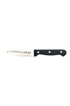 Serrated Utility Pointless Knife Black/Silver 5inch