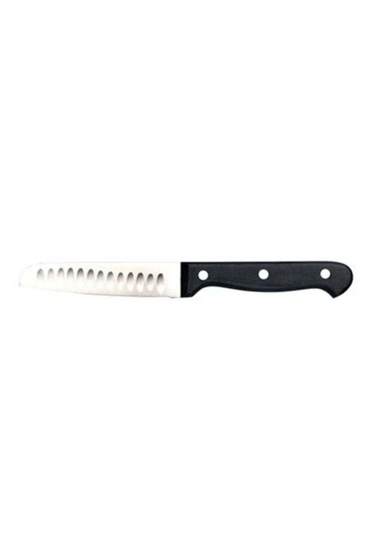 Serrated Utility Pointless Knife Black/Silver 5inch