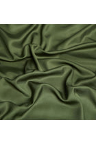 Bamboo Fiber Duvet Cover Set, Olive Green, 155x220cm, 2 Pillowcases