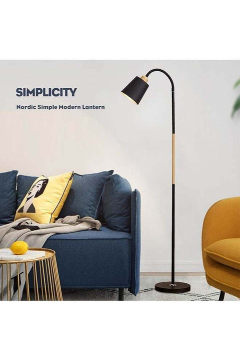 Floor Lamps Nordic Modern Elegant Lamp Pleated Cloth Cover Standing Light With E27 12W Blub for Bedroom Living Room Office