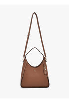 Celeste Textured Shoulder Bag With Zip Closure