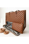 Flossie Lunch Tote Bag for Women, 15.6 Inch Leather Laptop Bag with Insulated Lunch Compartment