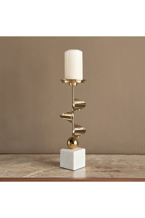 Spiral Pillar Candleholder