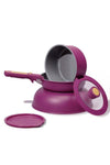 6-Piece Ceramic Cookware Set with Detachable Handle