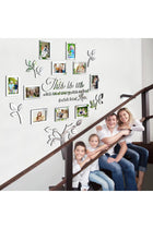 Family Tree Wall Decor This is Us 3D DIY Mirror Stickers Picture Frame Acrylic Living Room Decorations Art Family Tree Decal Quote Wall Picture Decoration for Collage Bedroom, 47 x 47 Inch