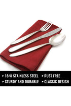 24-Piece Silverware Set for 4, Stainless Steel Flatware Cutlery Set, Kitchen Utensils Set