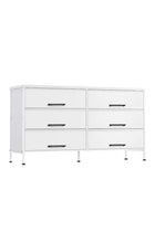 Dressing Storage Model with Electric 6 Drawers For Home inside Room 59.8" inch White Color