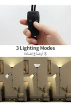LED Floor Lamp with Double Lights, Vertical Ground Lamp With Adjustable Reading Light, Standing Light for Living Room, Bedroom, Office