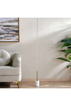 Siera Floor Lamp with Marble Base - Brass