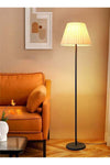 Black Pole Floor Lamp Simple Design Tall Lamp with Shade Standing Lamp with LED Bulb 3 Colors Brightness Work Lamp for Living Room and Bed Room