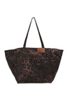 New Women's Tote Bag, Korean Style, Large Capacity Leopard Print Handbag, Trendy Fashionable Personality Commuter Underarm Shoulder Bag