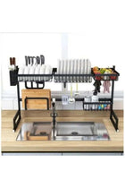 Dish Rack Stainless Steel Drainer Kitchen Shelves Sink Drip Supplies Bracket Drying