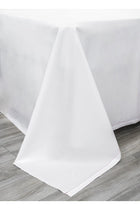Hotel Collection Flat Sheet 200T Cotton Polyester Percale 2 Pieces King Size White