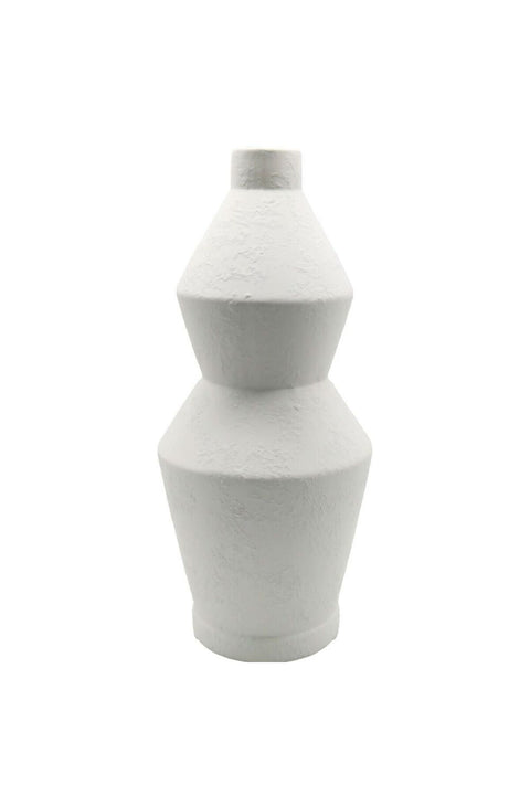 New In Mirabella Ceramic Vase 16X16X35.5 cm -White