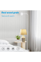 3D Wall Panels Peel and Stick, Slat Wall Panel for Modern Decor, Wall Accents for Interior Wall Decor, 12 Pack PVC Flower Textured Wall Panels for Living Room Lobby Bedroom Hotel Office