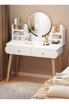 Multi-tier Dresser With Drawer And Mirror For Bedroom Dressing Table With Drawers Vanity Table Beautiful 80x40x120cm
