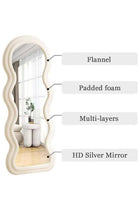 Wavy Shaped Full Length Dressing Mirror 60X160 CM