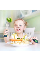 Kids Cutlery Set with Case for School | Utensils Stainless Steel Kids Spoon and Fork Set | Dinosaur Cutlery Set for Lunch Box | Children Tableware Flatware (Dinosaur)