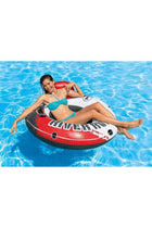 River Run 1 Inflatable Floating Lake Tube - Red Fire Edition