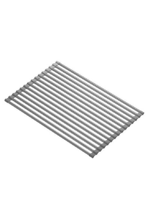 Dish Drying Rack,Roll Up Sink Dish Drainer Rack,Over The Sink Washing Dish Drying Rack,Multipurpose Foldable Sink Rack,Stainless Steel Wire Dish Drying Rack For Kitchen Sink Counter,47*37CM