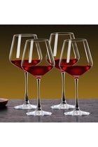 Hand-Blown Wine Glasses Set, Burgundy White Wine Glasses and Red Wine Glasses, 470 ml Wine Glasses for Women, Men, Wedding and Birthday (4)