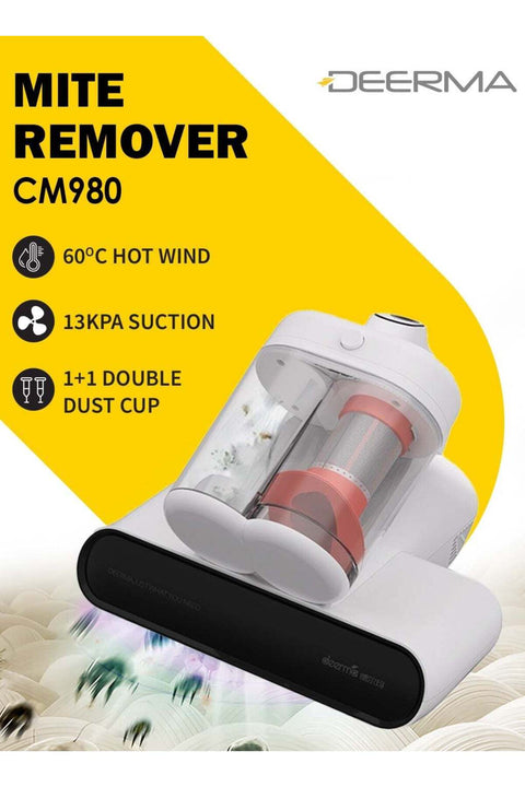 CM980 Corded/Wireless Dust Mite Vacuum Cleaner 450W with HEPA Filter, UV Light,