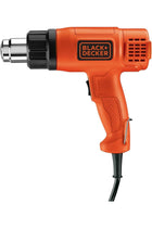 BLACK+DECKER 1750W Corded 2 Mode Heat Gun for Stripping Paint, Varnishes & Adhesives, Orange/Black -