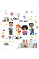 Classroom Wall Stickers - Inspirational Quotes Books Reading Playroom Wall Decals - Baby Kids Room Daycare School Library Wall Decor