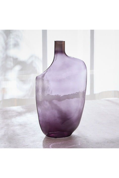 Nouf Midnight Glass Vase - 48 cm