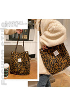 LHMTQVK Tote, Corduroy Bag Women's Shoulder Purses for Office School Shopping