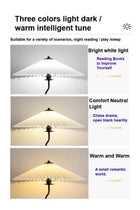 Nordic Atmosphere Floor Lamp Standing Floor Light with Wood Table Brightness Control