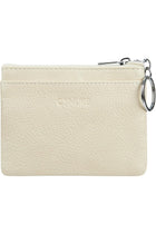 Genuine Leather Purse for Women with Keyring
