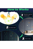 840 Pcs 3D Room Wall Decor Ceiling Stars,Glow in The Dark Stars Stickers for Ceiling, Glow in The Dark Star Stickers Glow in The Dark Wall Decals for Kids Bedding Room or Party Birthday Gift