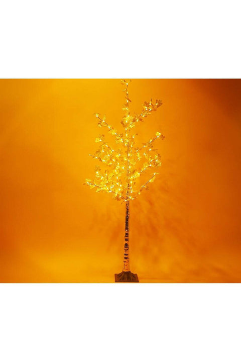 Artificial Fall Tree with Lights Pre Lit LED Tree for Indoor Outdoor Home Porch Fall Decoration