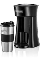 BLACK+DECKER Coffee Machine, 650W, Includes 360ml Travel Mug with Lid, Auto-Off, Permanent Filter, O