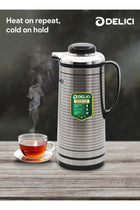Glass Liner Vacuum Flask (DGFK 1900), 1.9Liters Capacity, Vacuum Insulation, Stainless Steel Body