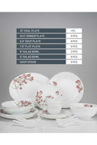33 Pieces Opalware Dinner Set