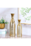 Best Seller Set Of 2 Vase Gold 9X9X30,10.3X10.3X40.3Cm