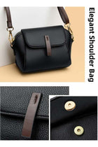 Women's PU Leather Shoulder Bag, Waterproof Crossbody Bag, Korean Style Small Satchel Bag