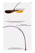 Floor Lamp for Living Room Fishing Lamp, Sofa, Bedroom, Study, 3-Color Light Adjustment, 180° Adjustable Lampshade, Foot Switch