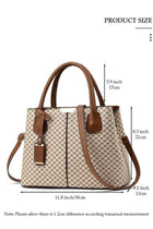 Elegant Women's Handbag with Removable Shoulder Strap Large Capacity Tote Shoulder Bag Fashion Ladies Satchel Bag for Office Travel Daily Bag