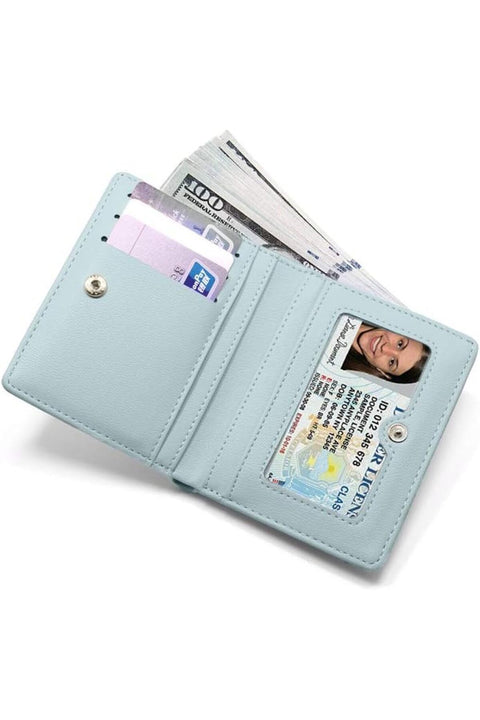 Women Wallets Small Bifold Leather Pocket Wallet Ladies Mini Short Purse | Small