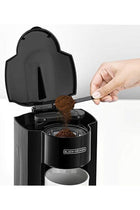 BLACK+DECKER Coffee Maker, 350W, 125ml Water Tank, Compact One-Cup Coffee Machine with Ceramic Mug,