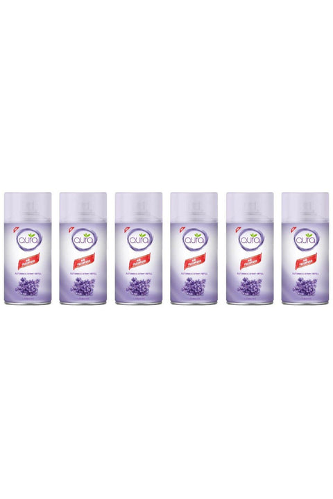 Marketplace Auto Spray Air Freshner - Lavender - 250 Ml - Set of 06