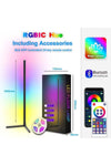 Remote Control Bluetooth Version RGBIC LED Floor Lamp For Corner Standing, Bedroom and Bedside Decoration Living Room 1.6 Meter
