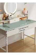 Deal keke Makeup Vanity Table Dressing Table Flip Mirror With Drawers